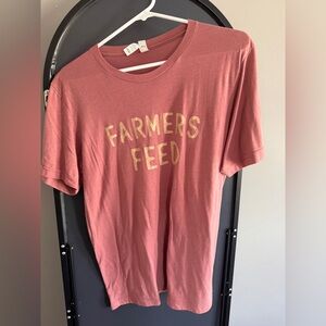 Rosebud Pink 'Farmers Feed' Tee